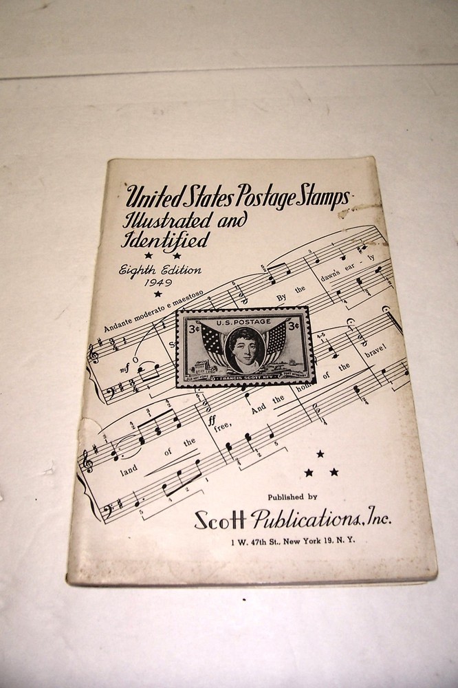 SCOTT EIGHTH EDITION 1949 UNITED STATES POSTAGE STAMPS ILLUSTRATED IDENTIFIED