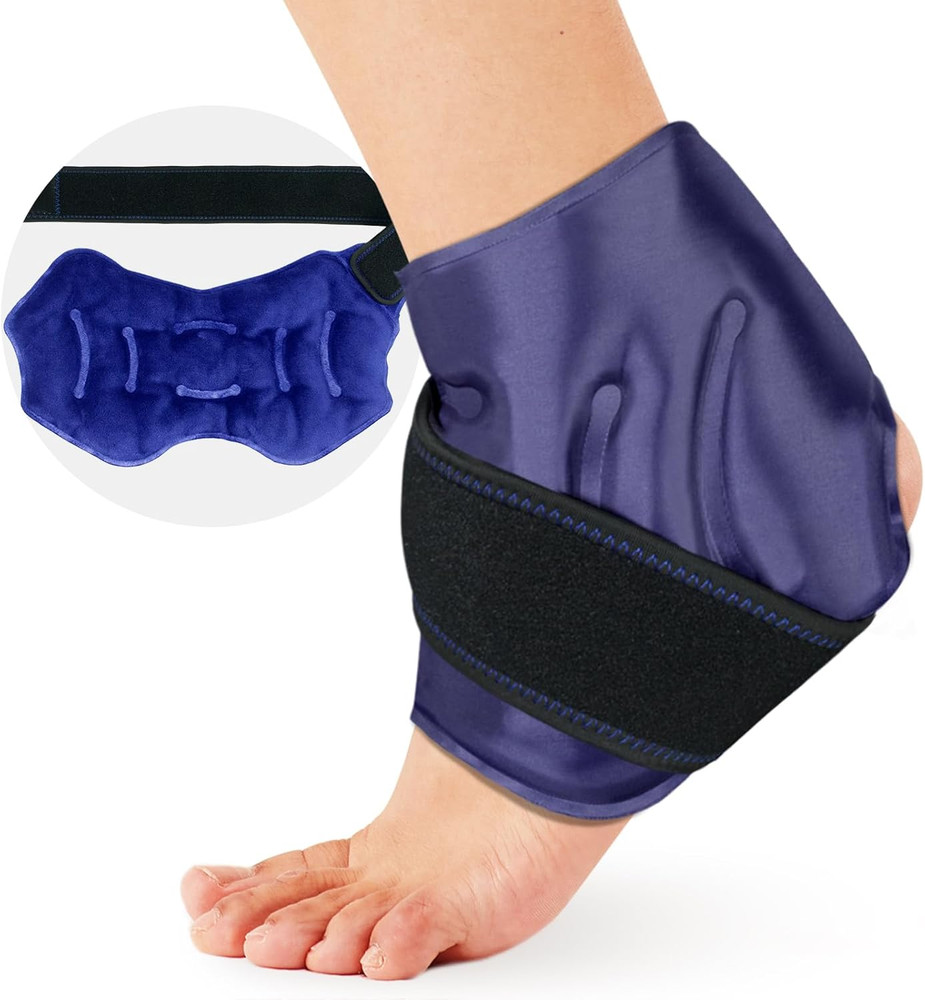 Ankle Ice Pack Wrap for Swelling, Ice Pack for Ankle Injuries Reusable, Cold ...