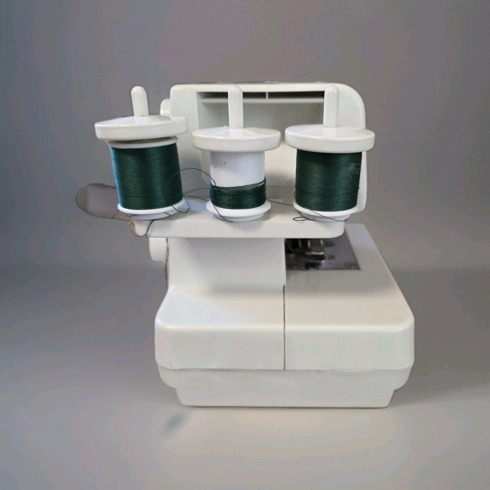Singer Tiny Serger TS380A Plus Overedging Machine Untested No Power CordFoot Ped