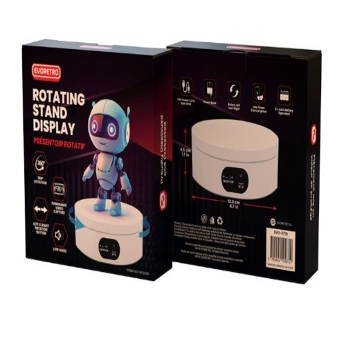 360 Degree Automatic Rotating Display