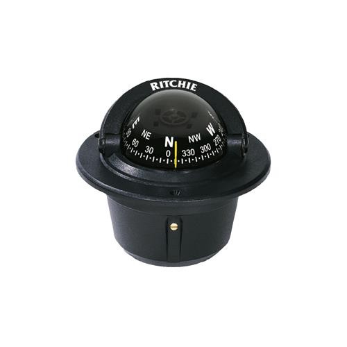 Ritchie F-50 Explorer Compass Flush Mount (Black)
