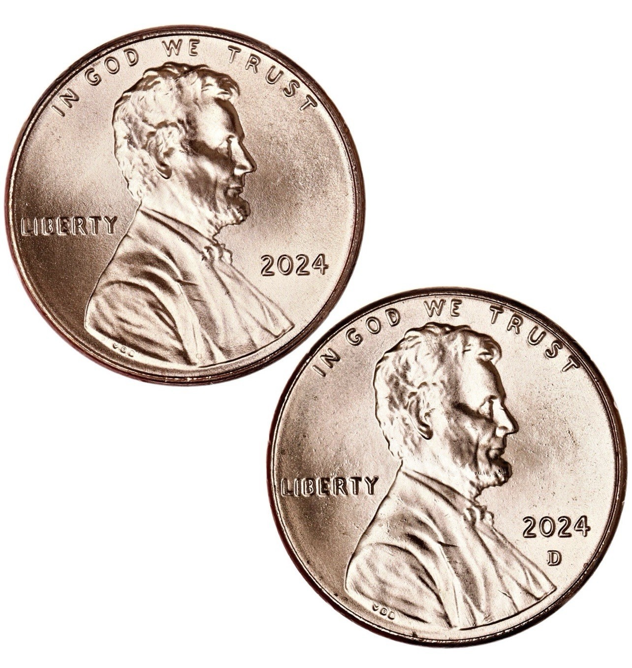 2024 P&D Lincoln Penny Cent Set **FREE SHIPPING**