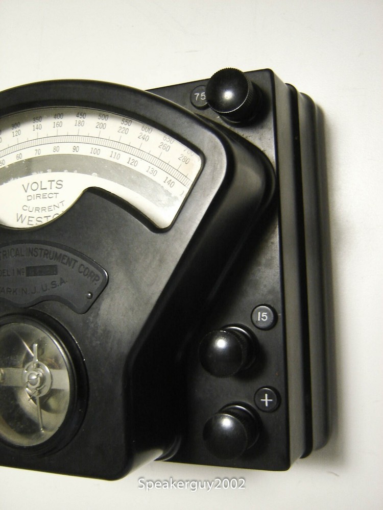 Weston Model 1 DC- Direct Current Milliammeter / 64286 -- KT