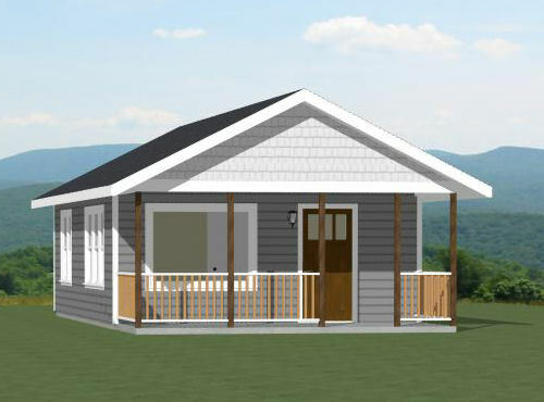 18x30 Tiny House -- 540 sq ft -- PDF Floor Plan - Model 4K