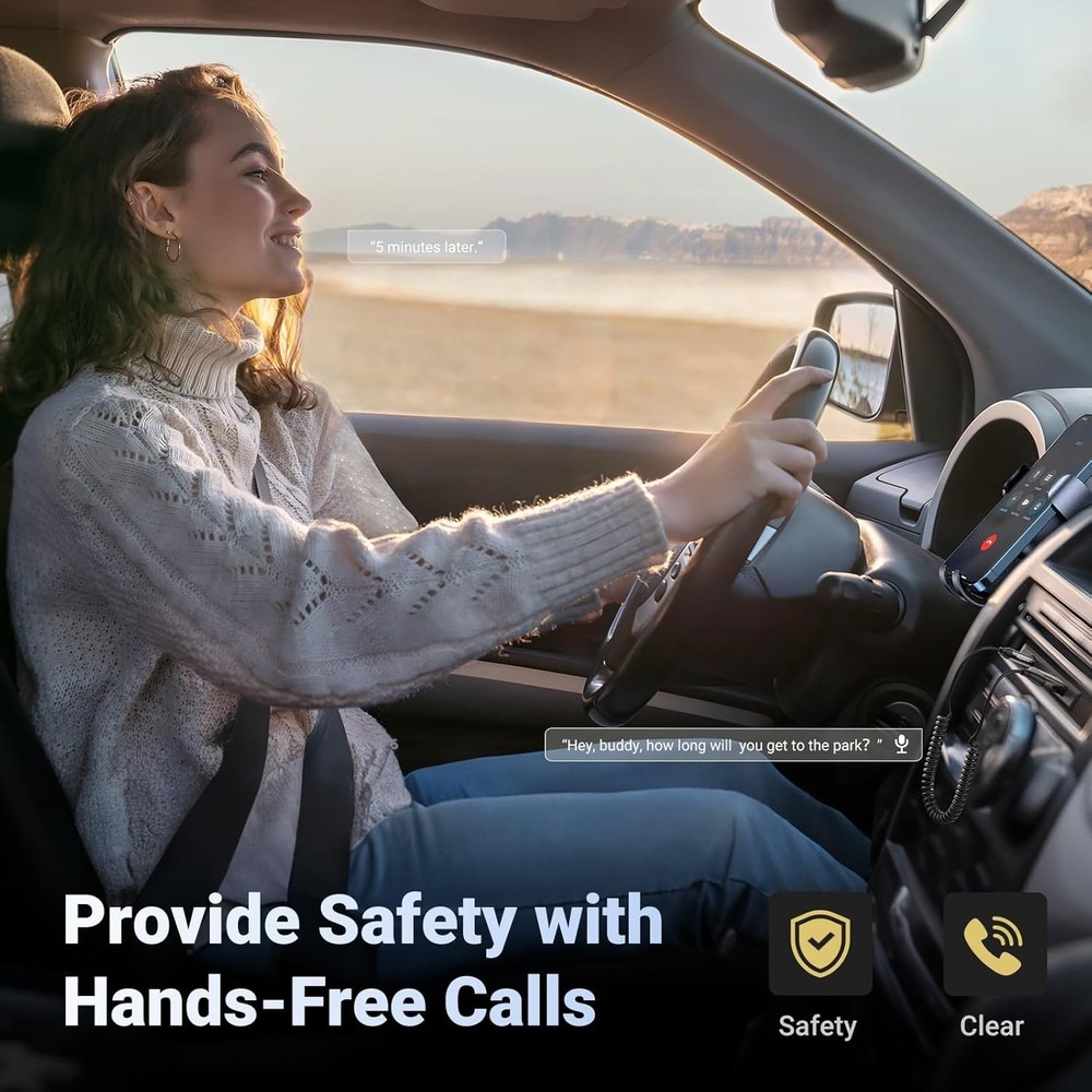 Transform Your Car with Bluetooth 6.0 Adapter - Enjoy Music & Calls Hands-Free