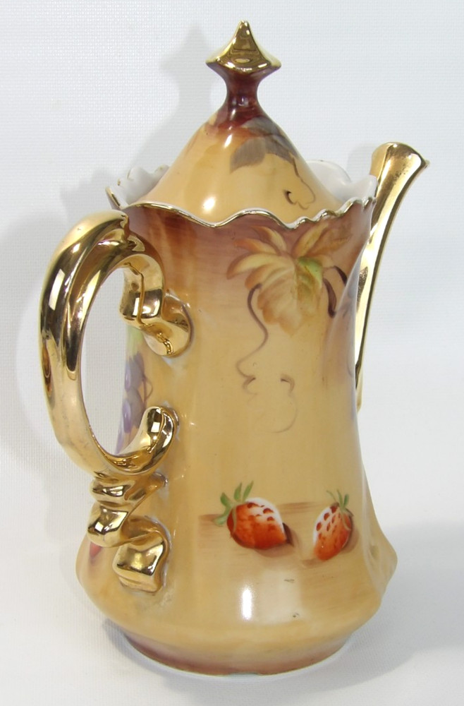 Vintage Lefton Heritage Fruit 8 Piece Assorted Serving Set