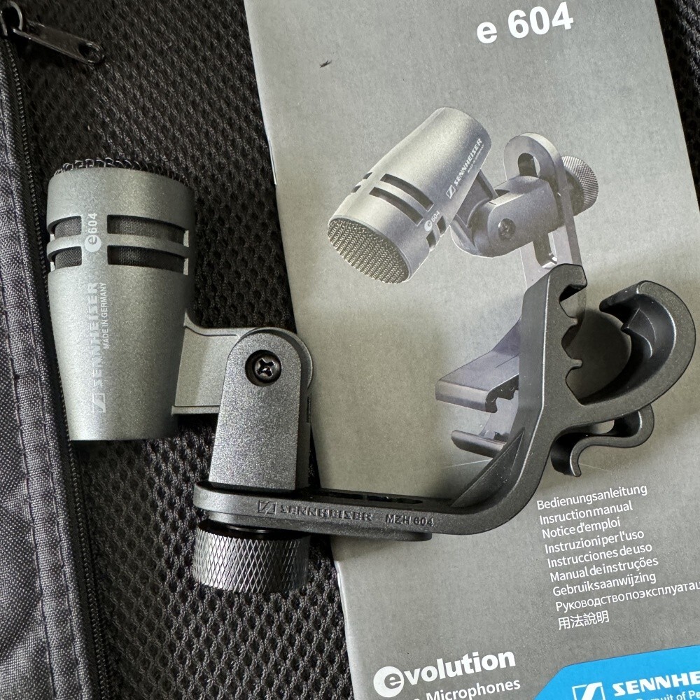 Opened Sennheiser E604 Dynamic Cardioid Instrument Mic Drum Microphone