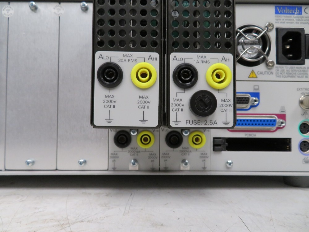 Voltech PM6000 Universal Power Analyzer 2 channel PU66