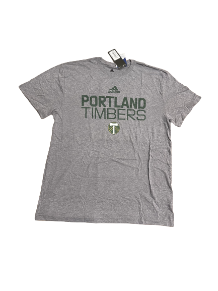 Adidas MLS Portland Timbers Tri Blend S/S Tee Grey/Green ED8455