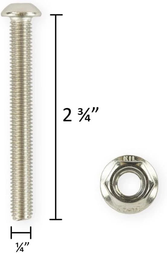 HYDROTOOLS Pool Ladder Step & Hardware Replacement – One Size Bolt Repair Kit...