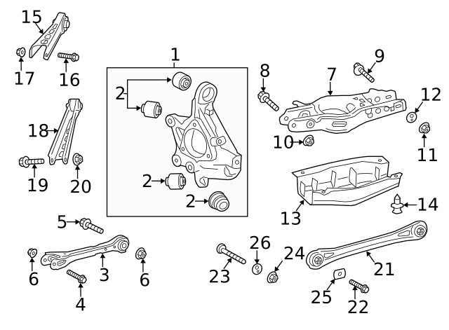 Genuine GM Knuckle 84520221