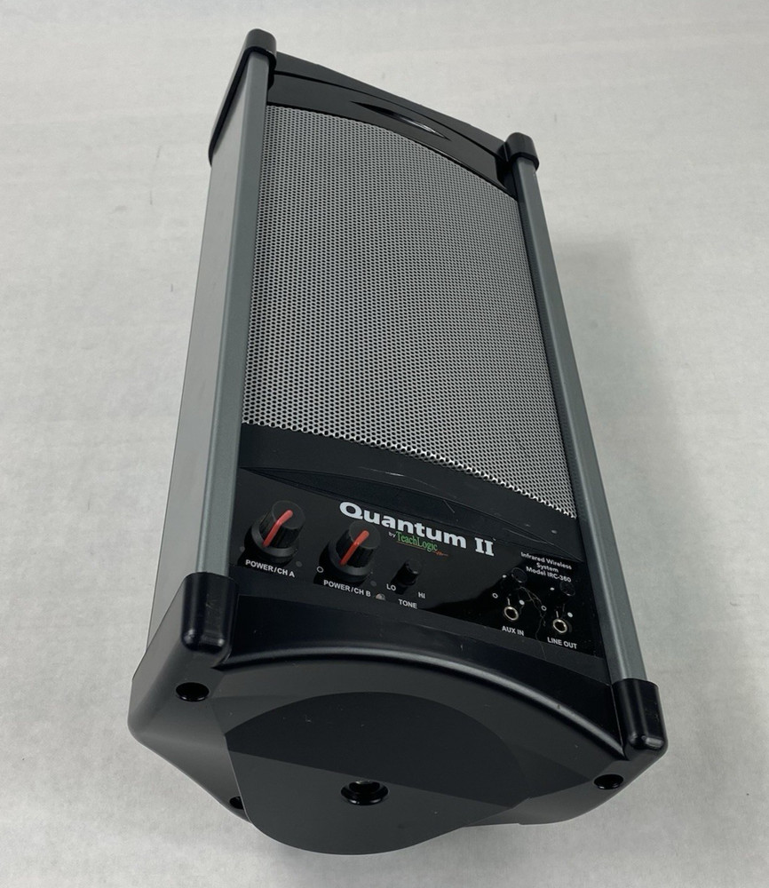 TeachLogic IRC-360 Quantum II Column Speaker No Power Supply Untested