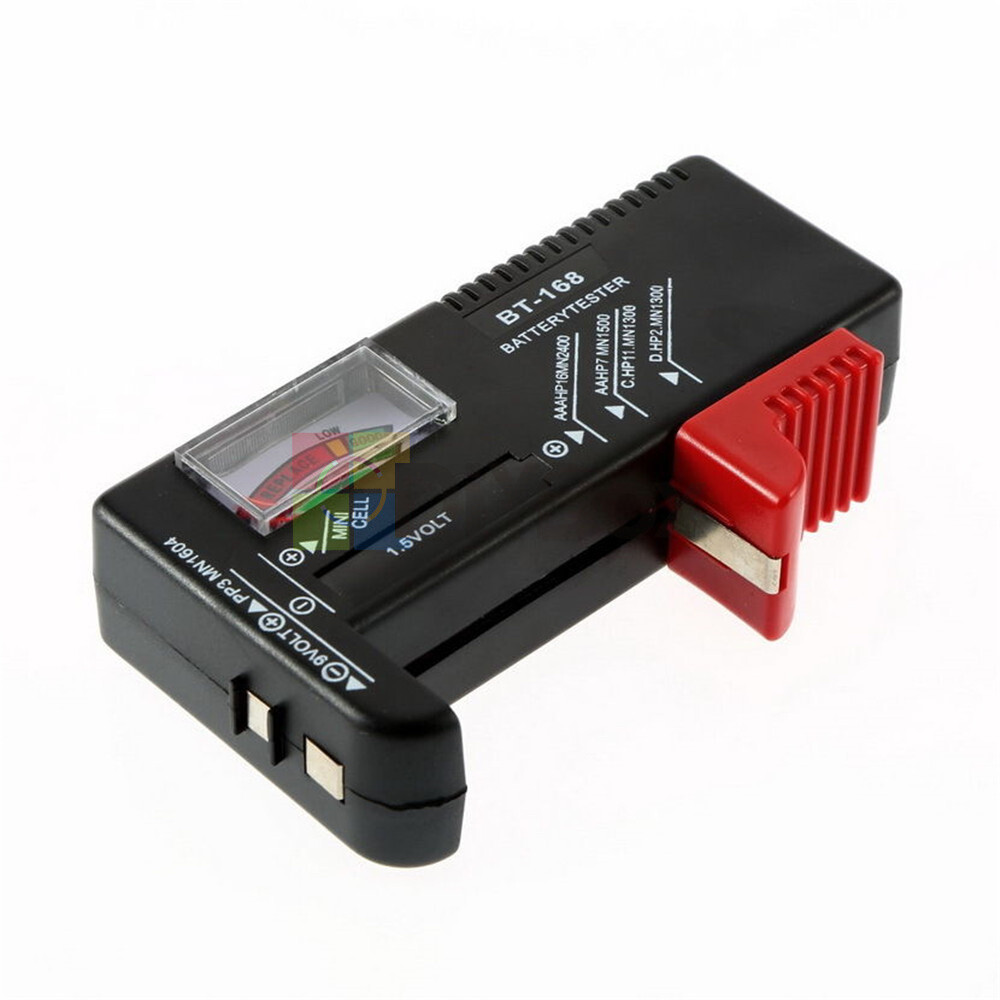 AA/AAA/C/D/9V/1.5V BT-168 Button Cell Battery Volt Pointer Tester Checker