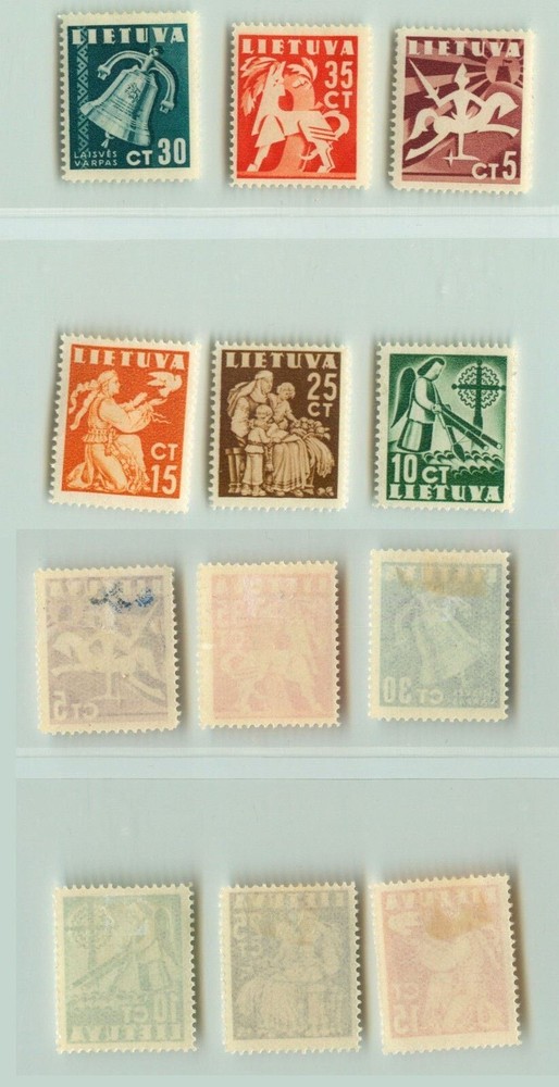Lithuania 🇱🇹 1940 SC 317-322 mint . e7788