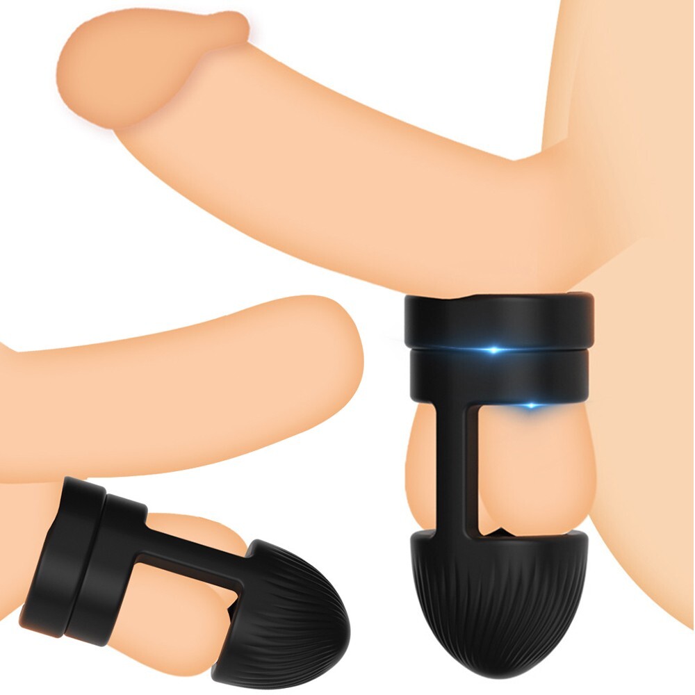 Silicone Penis Ring & Ball Stretcher- Delay Ejaculation & Boost Pleasure for Men