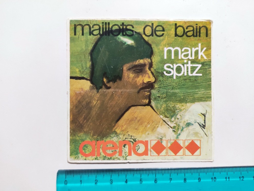 Mark Spitz Arena Stickers 80s Original