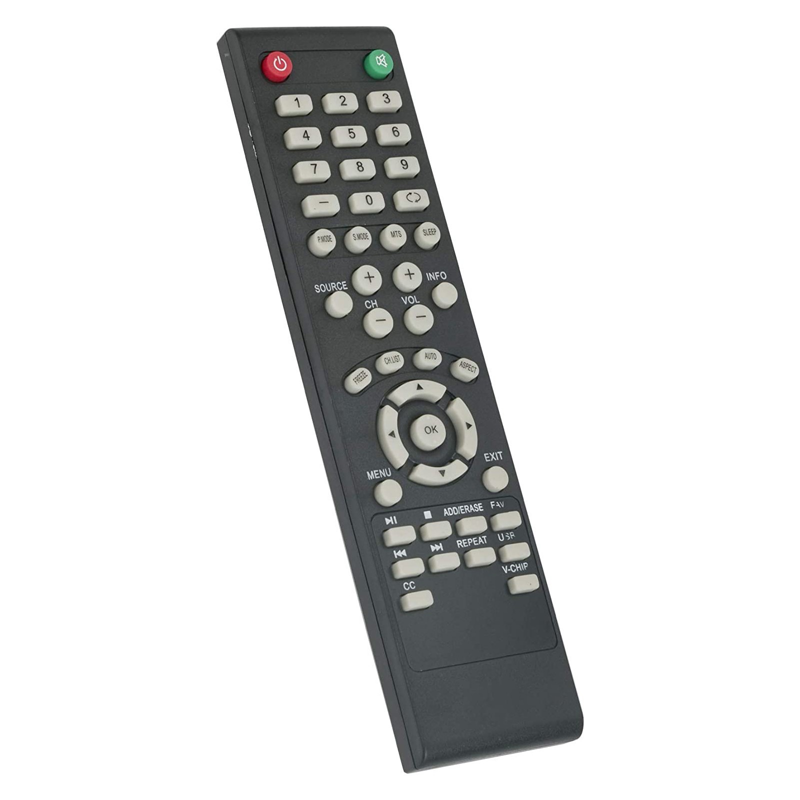 Replace Remote Control fit For ELEMENT TV ELEFW328 ELEFW408 ELEFW40C ELEFW605