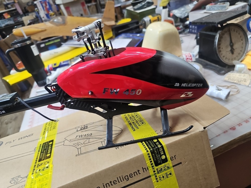 Fly Wing V2 Fw450 Heli. With Transmitter
