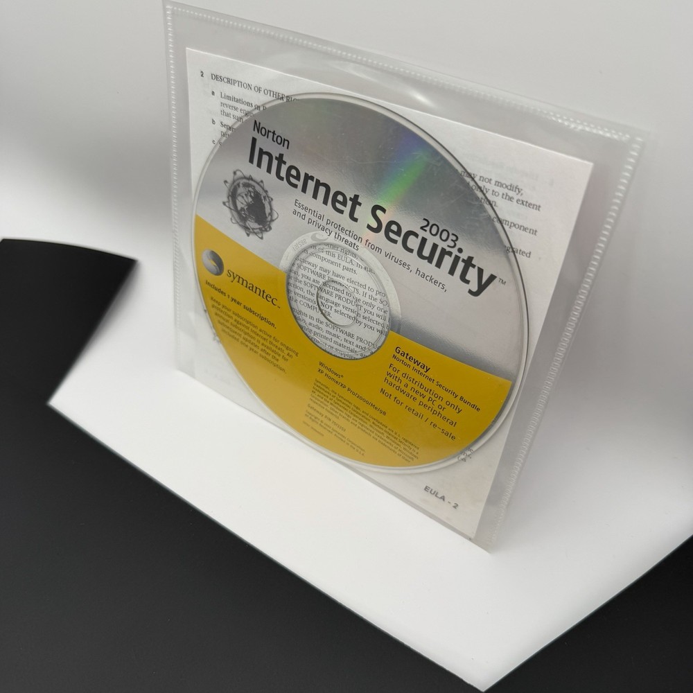 Norton Internet Security 2003 CD-ROM 2002 Symantec Gateway Software 7513352 NEW