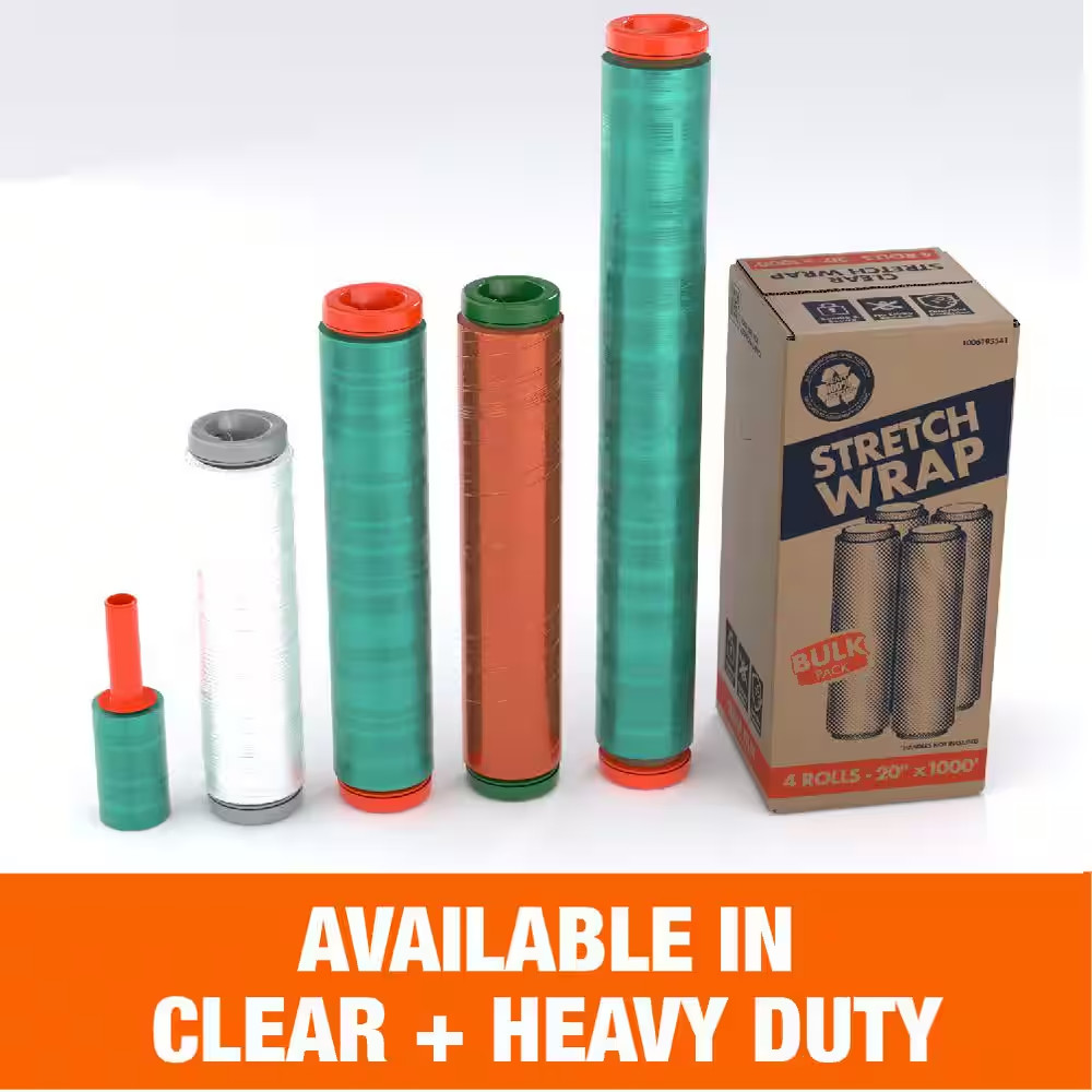 1000 Ft. L X 5 In. W Stretch Wrap (2-Pack)