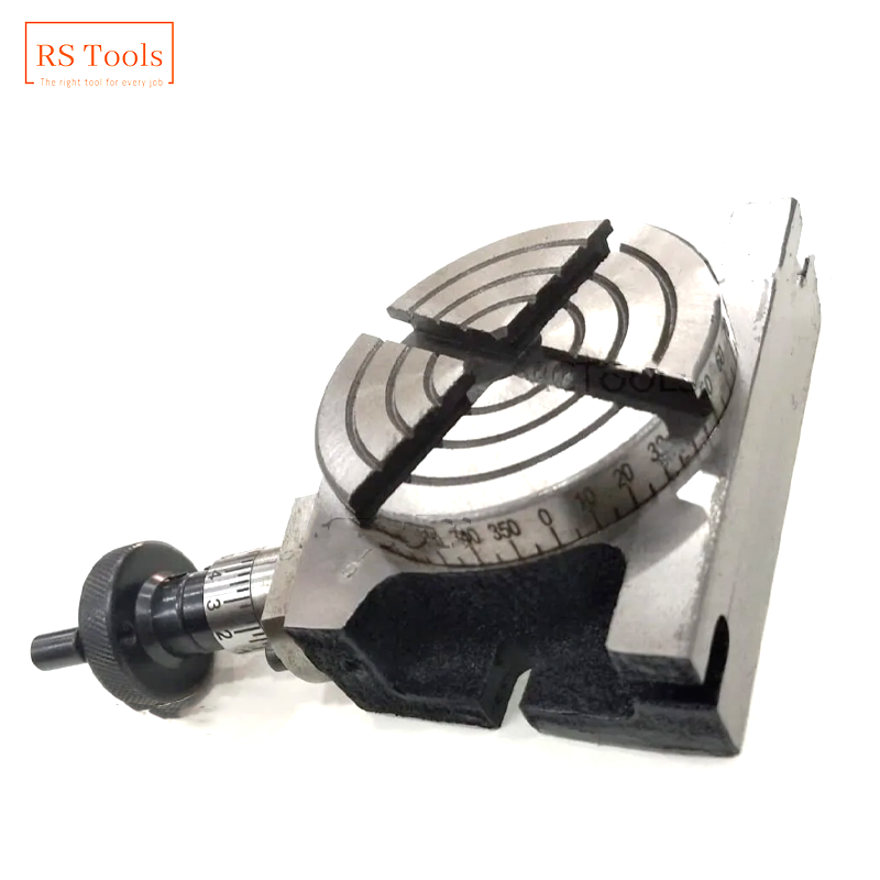 3" 75 mm Rotary Table Horizontal & Vertical + 65 mm 3 jaw self centering chuck