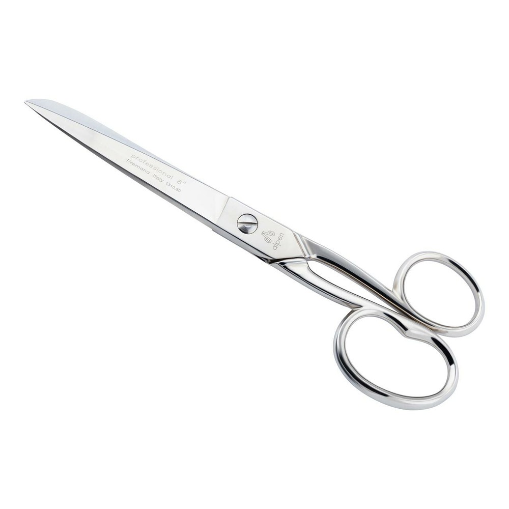 ALPEN PROFESSIONAL HOUSEHOLD TAILOR SCISSORS / ONE ROUNDED ONE SHARP TIPS 7.87"