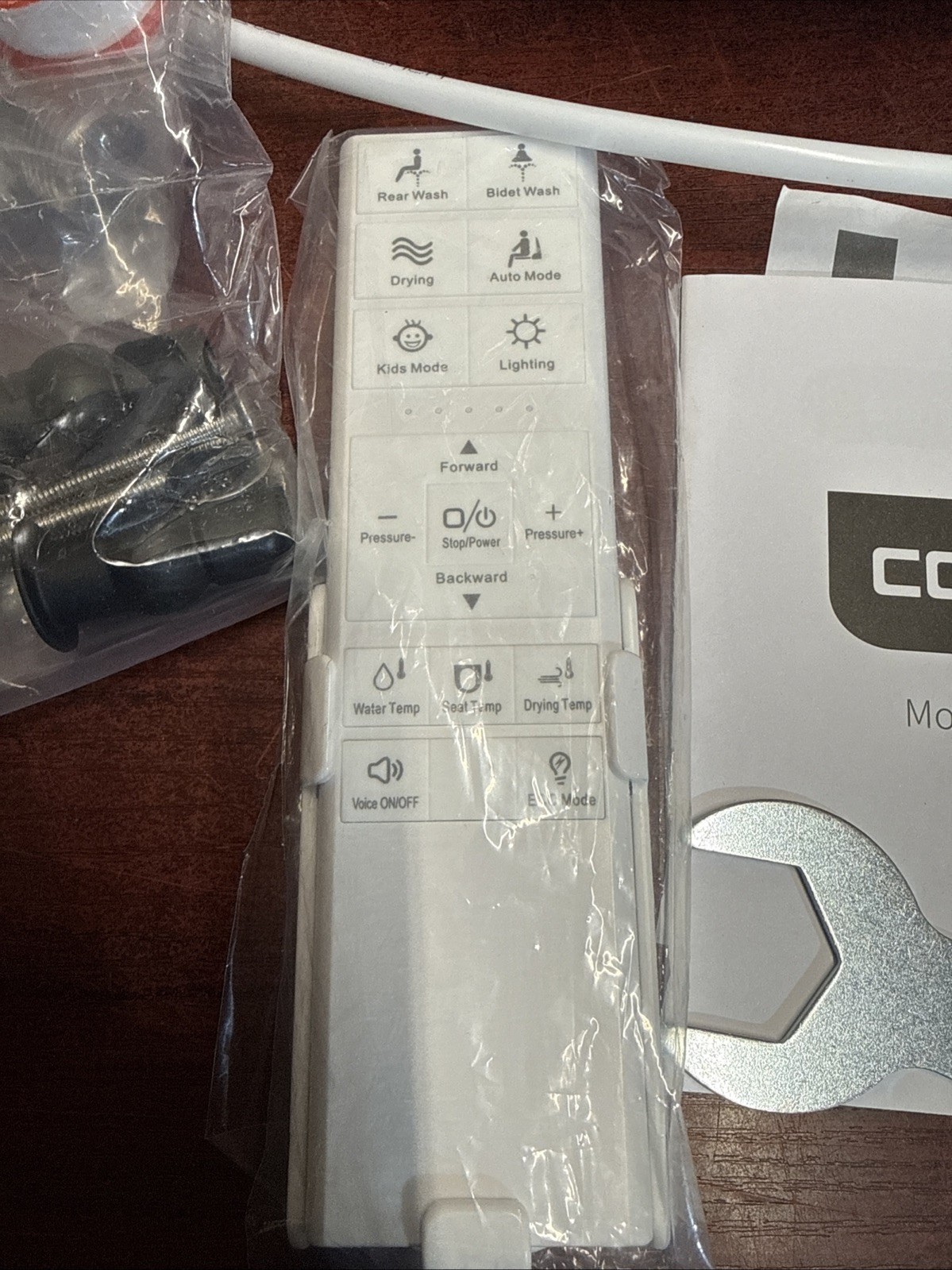 Combier Smart Round Bidet Toilet Seat White CMA102DS-B