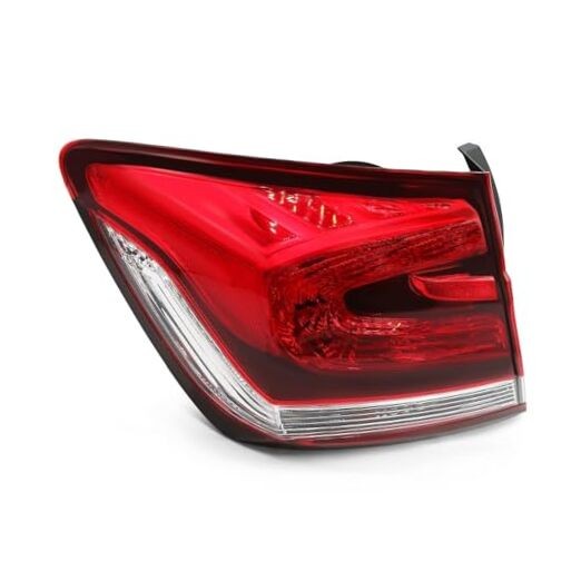 Outer Tail Light Assembly Side Compatible with Civic 4-Door Sedan 2013 Left