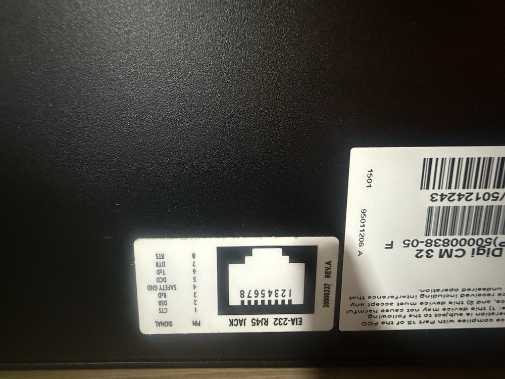Digi CM 32 Connectware 32-Port Terminal Server Console –Tested And Powered On