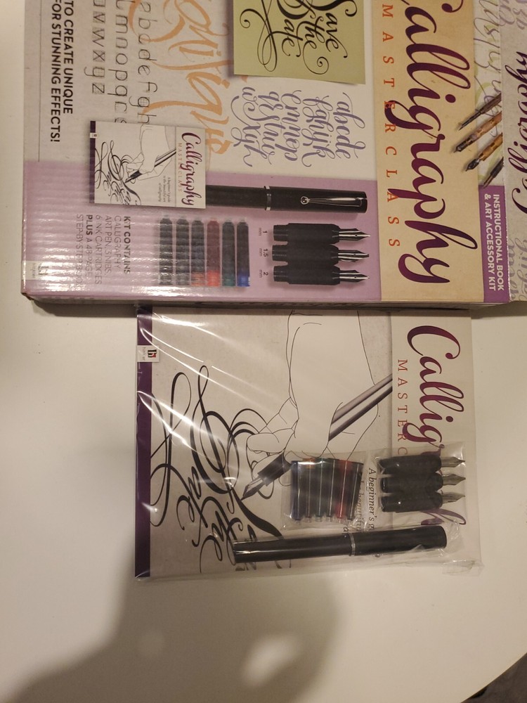 Calligraphy Masterclass Project Book And Art Accessory Kit