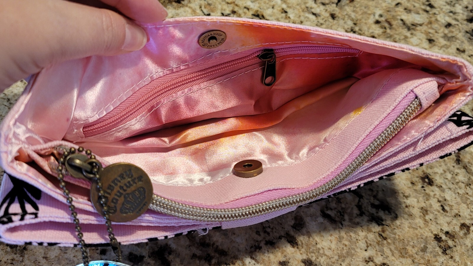 Disney Parks Disney Couture Snow White Clutch Wallet Purse Makeup Bag By Loop