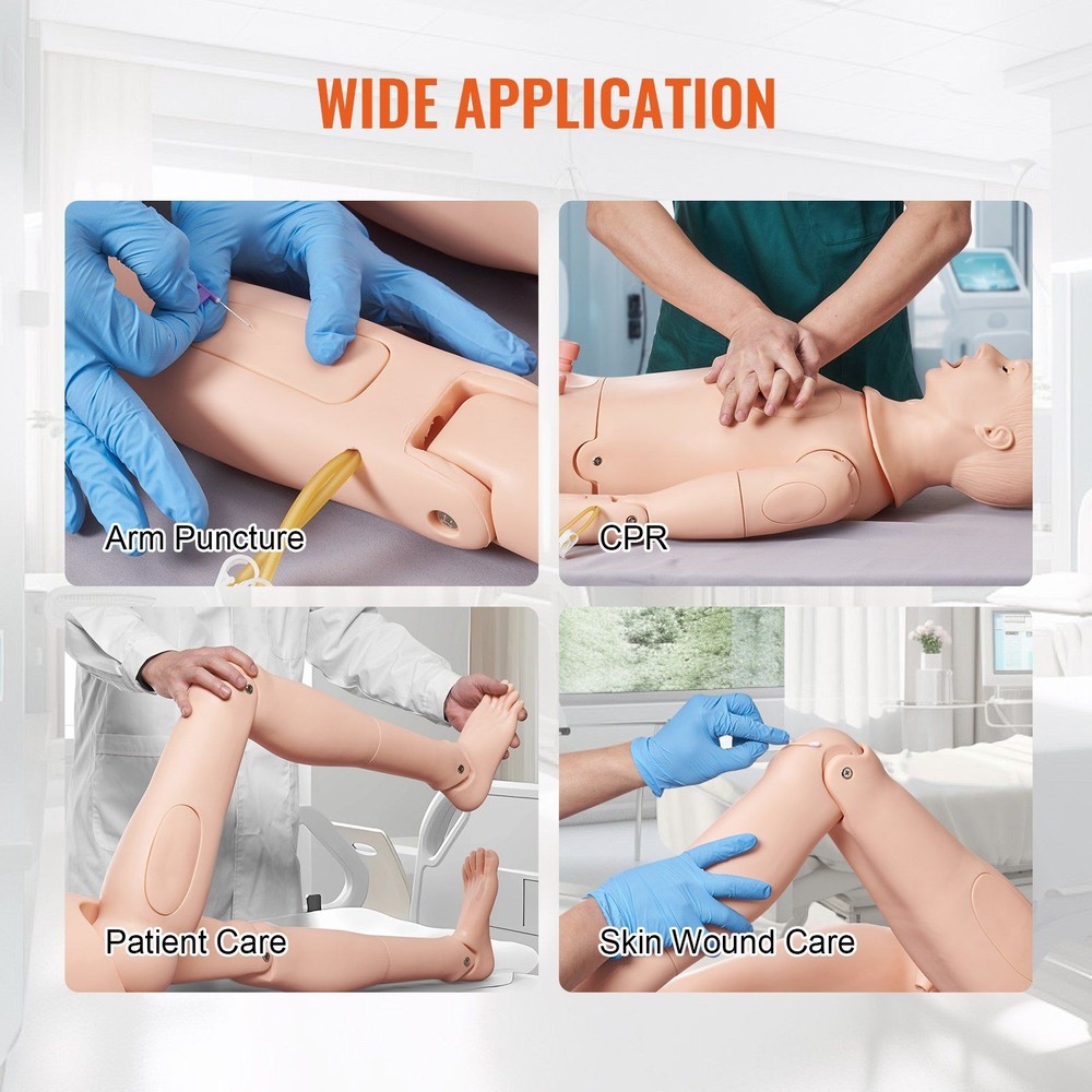 Life-Size Anatomical Care Simulator with Multifunctional Training Features