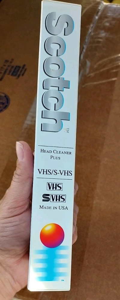Scotch VCR Head Cleaner Plus Vhs Tape