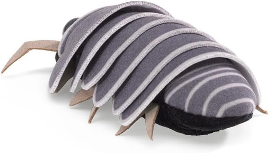 Mini Roly Poly Finger Puppet, Gray