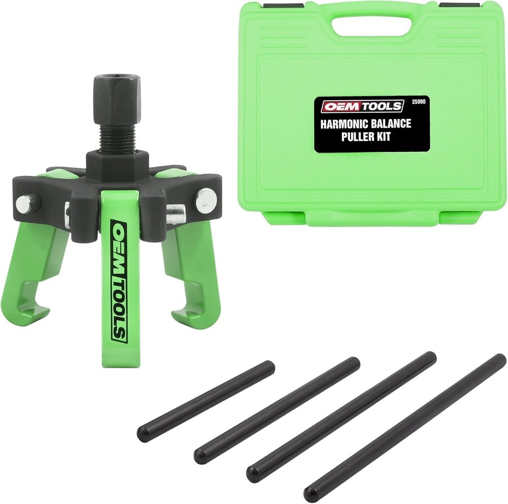 25090 Harmonic Balancer Puller Kit, Adjustable 3-Jaw Puller Fits Most Late Model