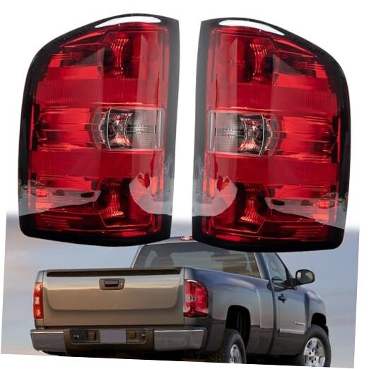 Tail Light Assembly Compatible With 2007-2013 Chevy 2007-2013 Silverado