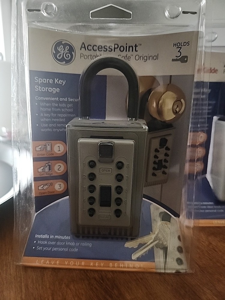 Kidde & GE AccessPoint Portable Keysafe (Pair)