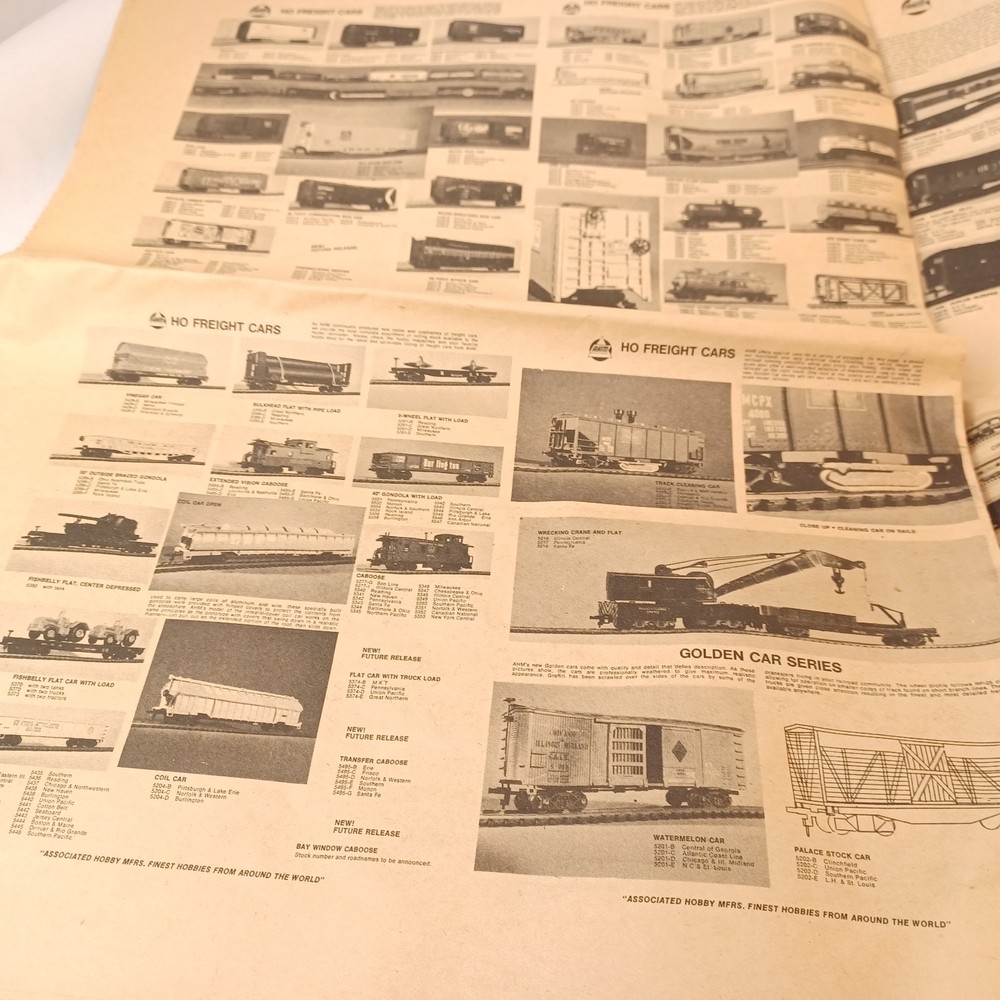 AHM 1976 Model Train Instructions And Catalog