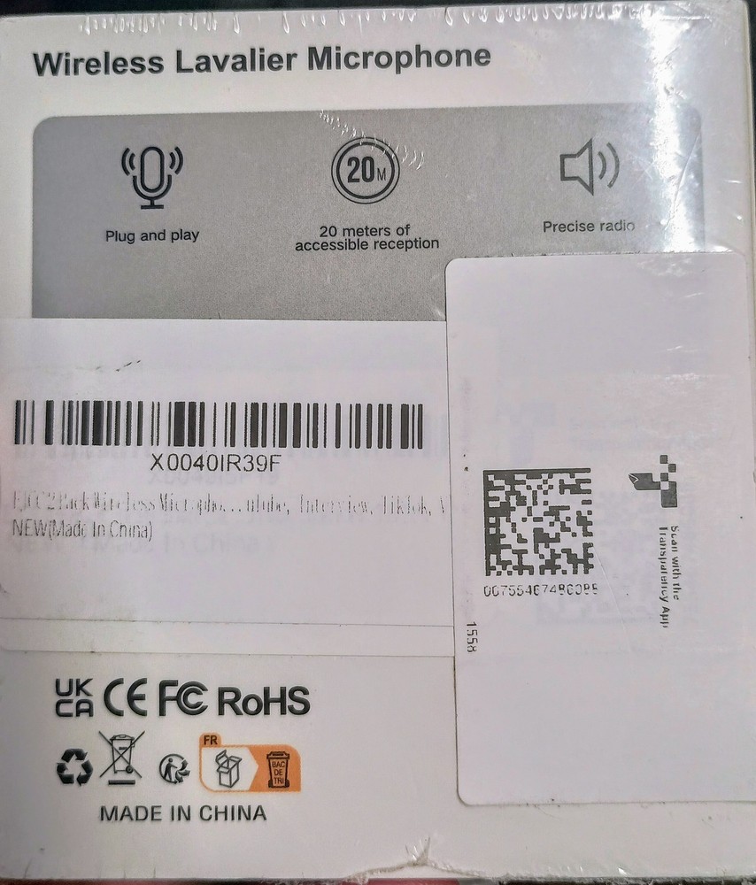 Wireless Lavalier Microphone For iPhone