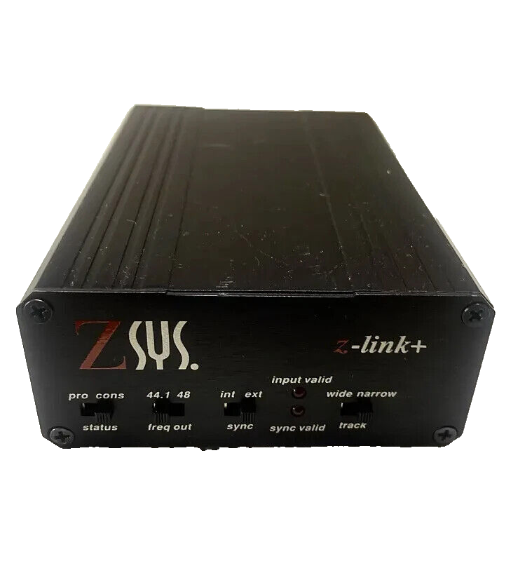 Z-Systems audio engineering Z-Link+ AES OR S/PDIF sync W/PSU Zsys