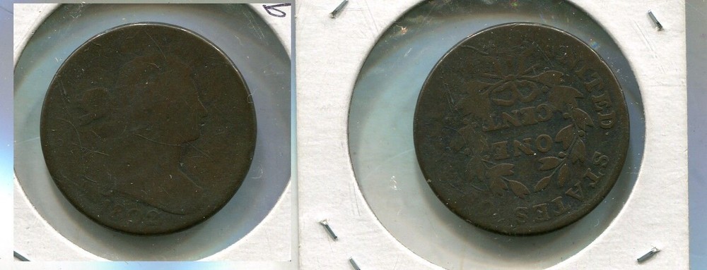 1802 DRAPED BUST LARGE CENT G VG 9837Q