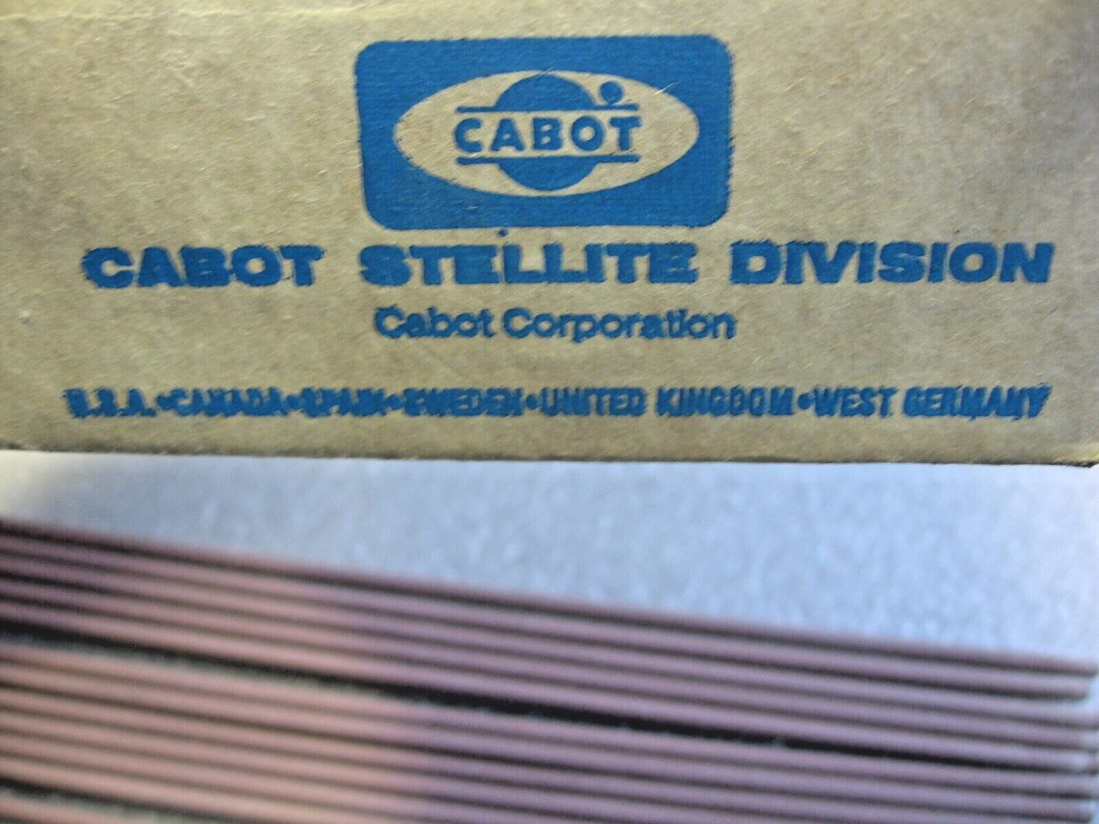 Stellite Alloy 21 Hardfacing 1/8" x 14" Welding Electrodes 1 lb. Cobalt Alloy