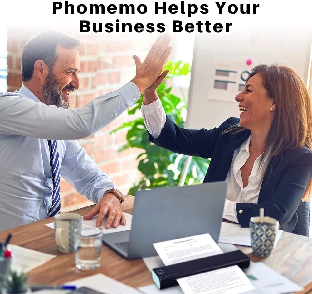 200-Sheets Phomemo A4 Thermal Paper Phomemo M08F Portable A4 Thermal Printer