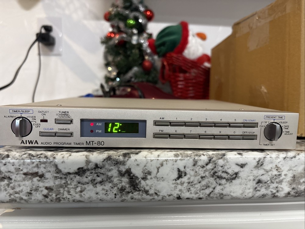 Aiwa Micro Component MT-80 Audio Program Timer - Vintage Stereo