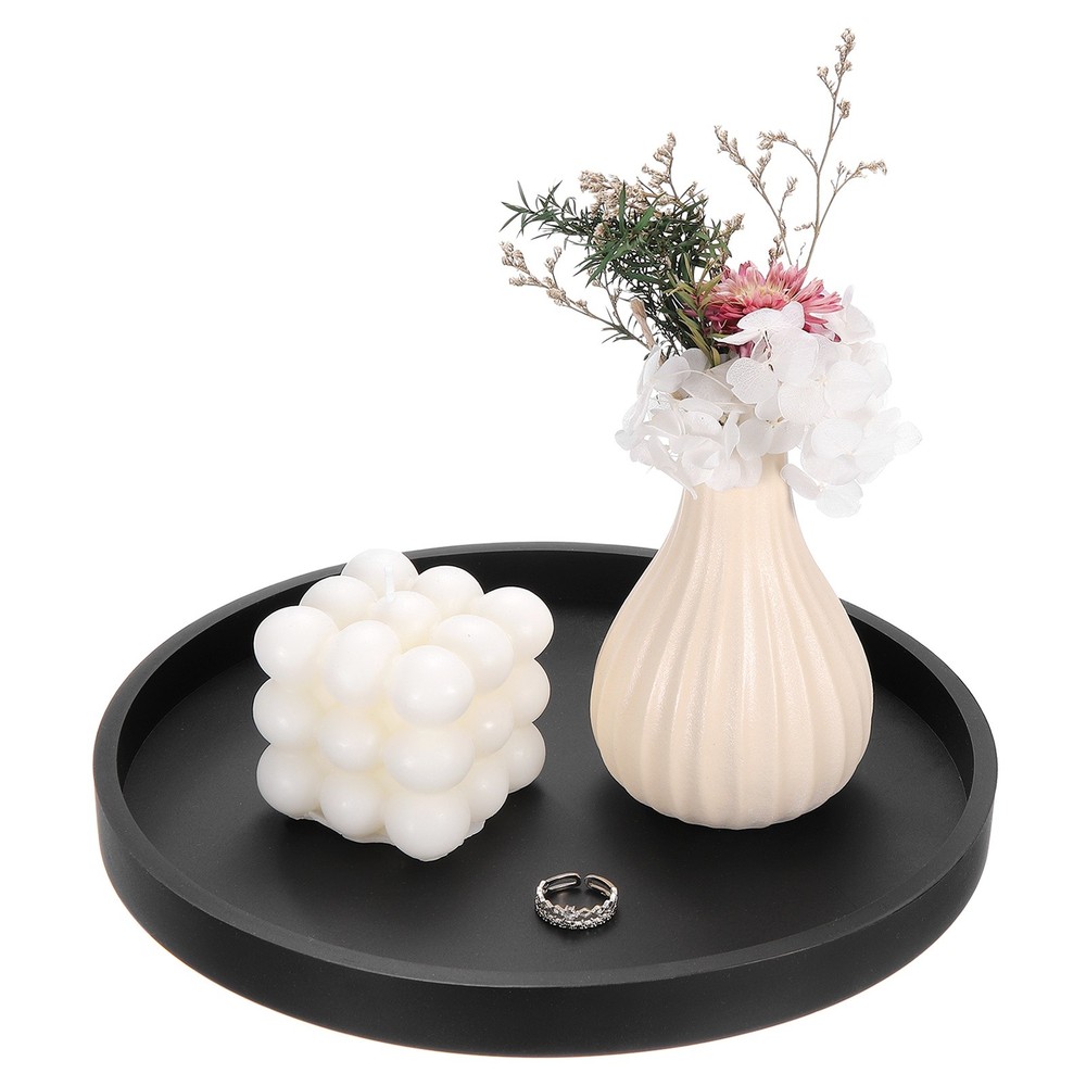 For silicone bath tray 9.1 cm black for bedside table top