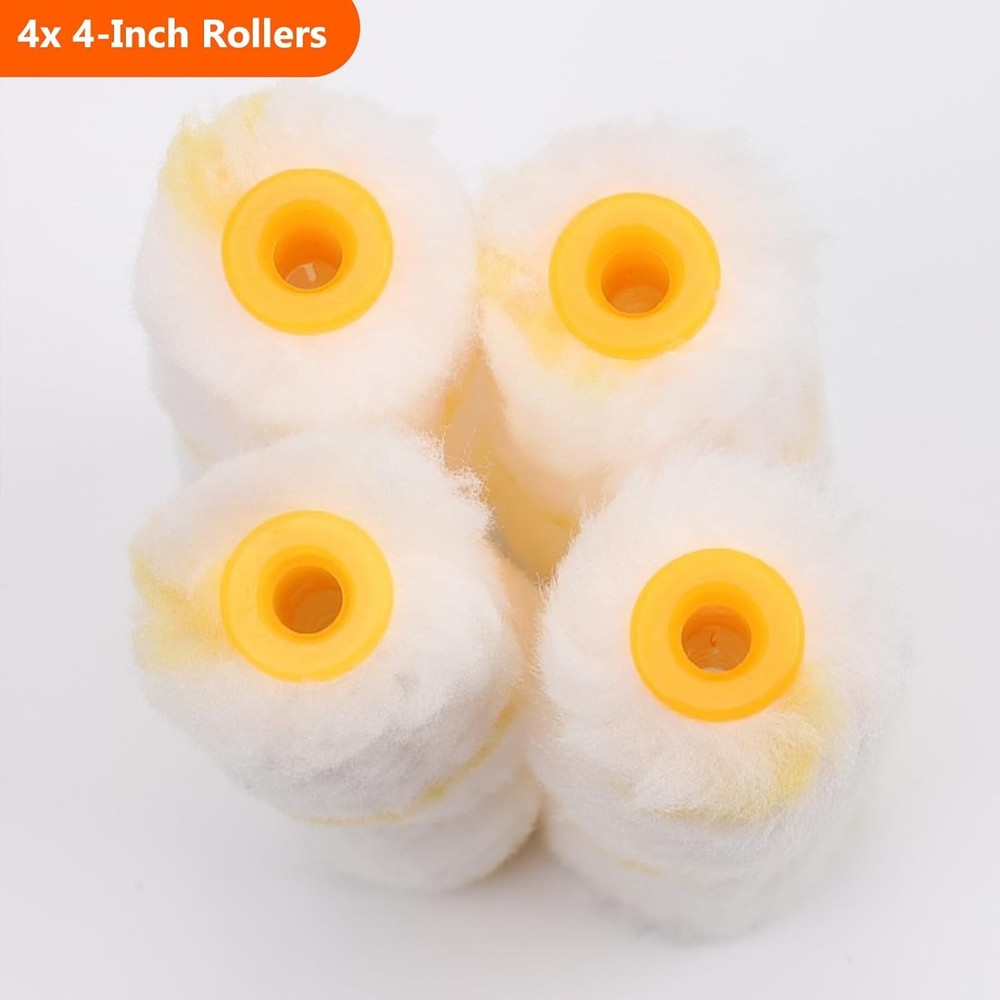 King Origin Paint Roller Kit with Extension Pole (3 ft), 9" & 4" Paint Rollers,