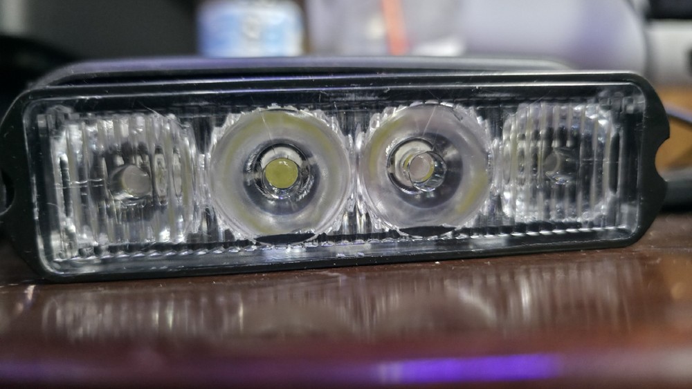 (x2) Xprite 52025-G2-W White LED Strobe Lights