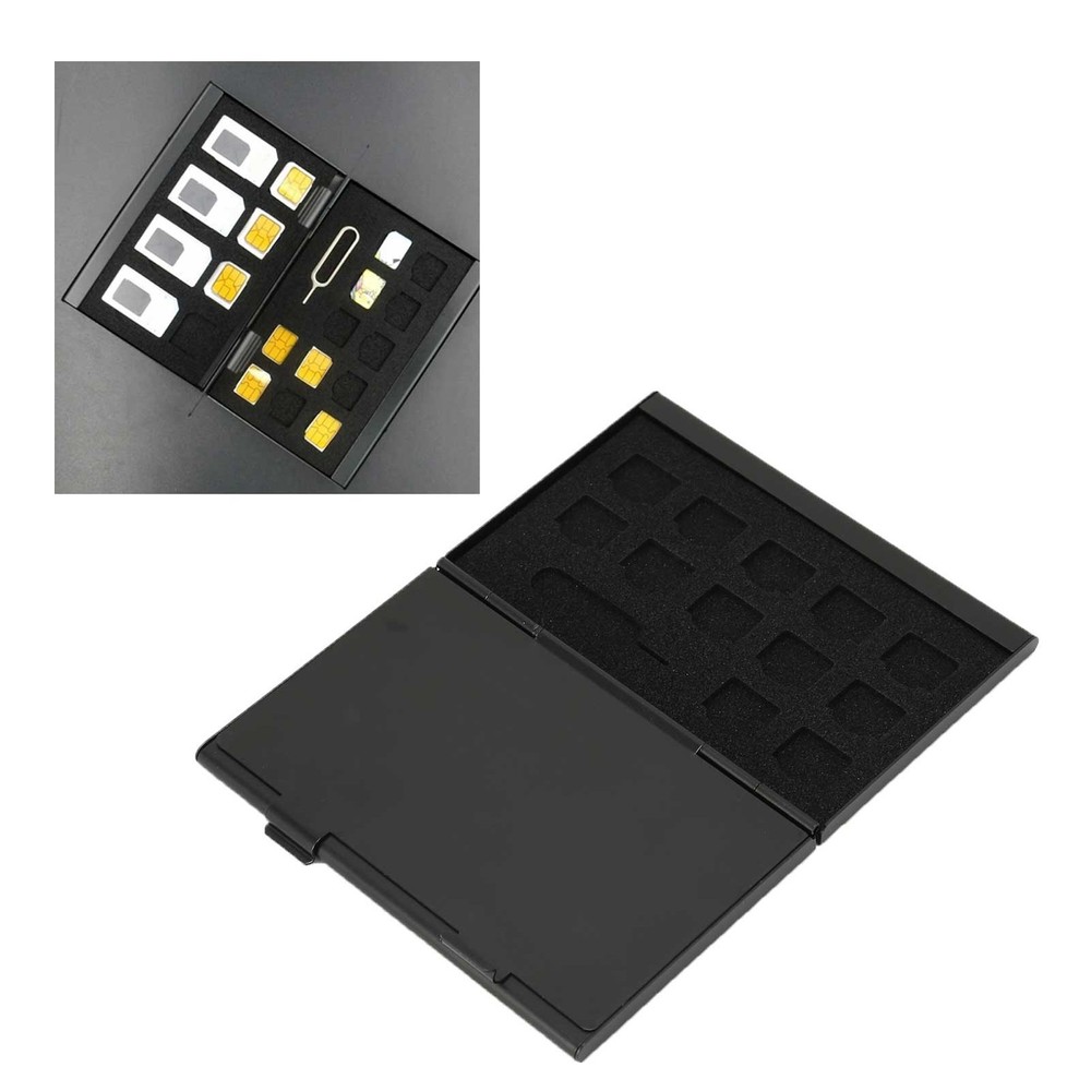 SIM Card Case Antimagnetic Dustproof Shockproof Storage Cards Storage Box