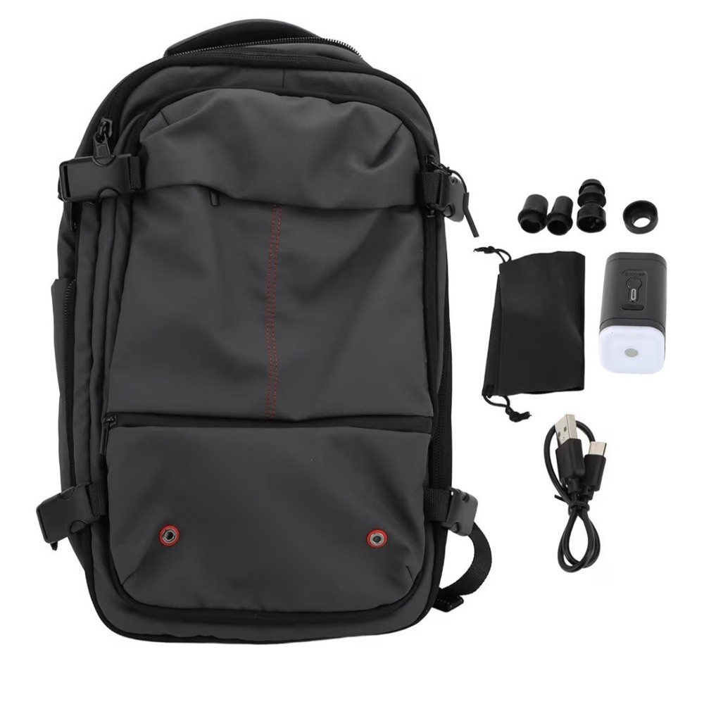 FOSA Vacuum Compression Backpack With Pump, Large - Gray