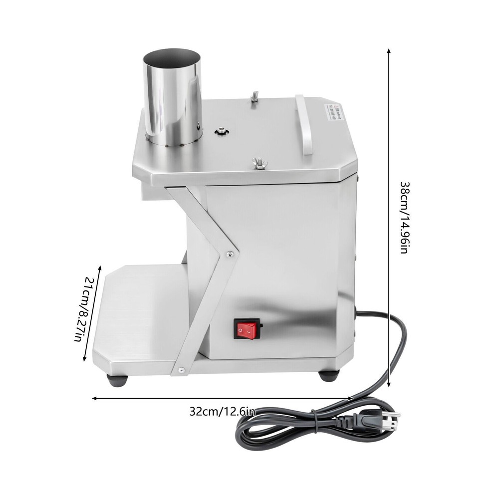 Commercial Electric Vegetable Dicer with Three Blade Sizes for Efficiency